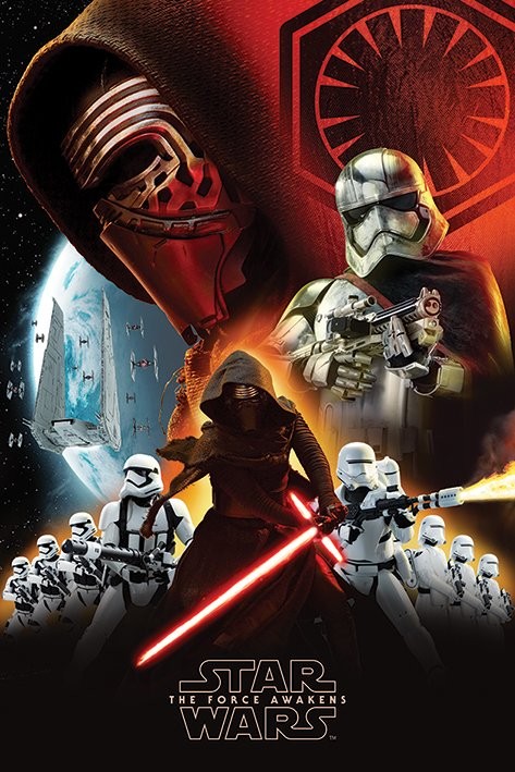 Star Wars VII plagát 61x91 cm - First Order