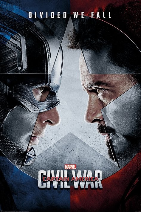Captain America plagát 61x91 cm - Face Off 
