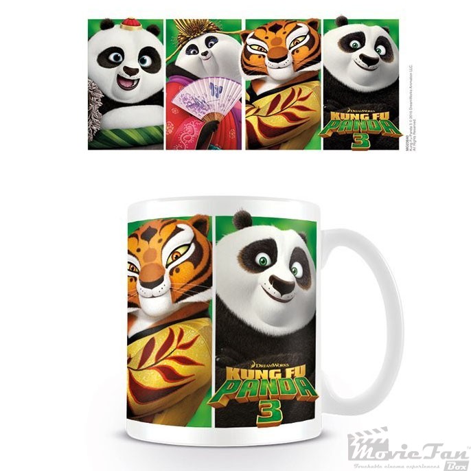 Kung Fu Panda 3 - Postavy hrnček (330 ml) 