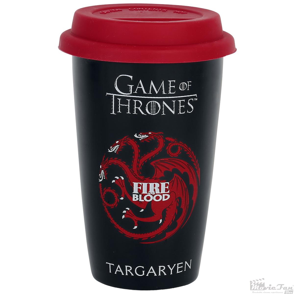 Hra o tróny  -Targaryen cestovný hrnček (340 ml)
