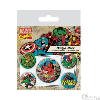 Marvel odznaky Spider-Man (5 ks)