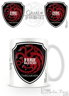Hra o tróny - Targaryen Logo hrnček (330ml)