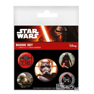 Star Wars - First Order odznaky (5ks)