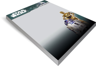 Star Wars - A6 poznámkový blok Droidi