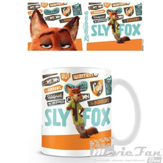 Zootropolis - Sly Fox hrnček (330ml) 